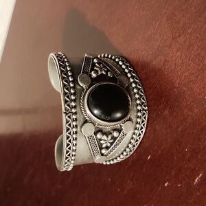 Beautiful silver tone cuff